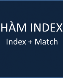 Kết hợp hàm Index và hàm Match trong Excel để truy xuất dữ liệu đa chiều 1
